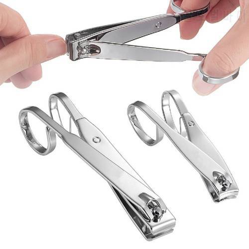 1 PC Nail Clipper Cutter Straight & Curved Nail Trimmer Manicure Pedicure Care Edge Scissor Scissor Manicure Tool Nail Clipper