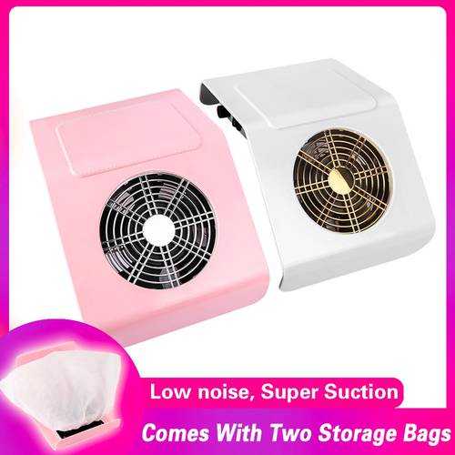 New 40W Strong Power Nail Suction Dust Collector Nail Dust Collector Vacuum Cleaner Nail Fan Art Salon manicure machine