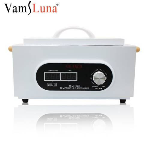 Nail Sterilizer Sanitizing Box With LCD Screen High Temperature Anti Virus For Home Tweezers Scissors Manicure Nail Tool