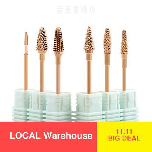 Carbide Nail Drill Bit Set of Milling Cutter for Manicure Nail Drill Bit Holder Milling Cutters for Metal Milling Cutter Nail