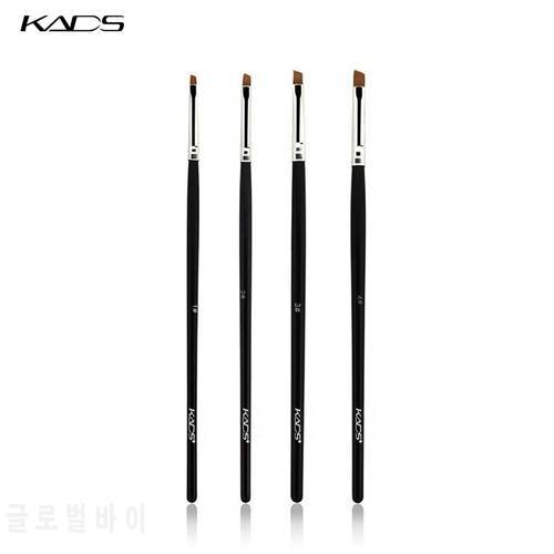 KADS 4Pcs/set UV Gel Brush Nail Brush Gel Painting Pen 4 Sizes Manicure Brushes For Painting Drawing French Gel Brush Nail Bush