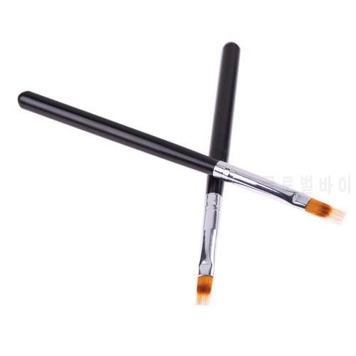 2Pcs Nail Art Gel Pen Brush Nylon Hair Ombre Brush Nail Art Brushes Soft Nails Manicure Tools For Gradient UV Gel Nail Pen