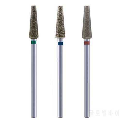 MAOHANG Super Diamond Rotary Burr Nail Drill Bits Milling Cutter Manicure Electric File Pedicure Machine Tools