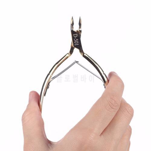 100pcs/lot Nail Cuticle Nipper Double Spring Stainless Steel JAW 1/4-Best Nail Tool to Remove Dead Skin on Finger and ToeF0322XX