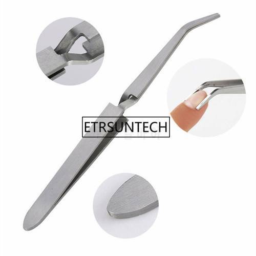 Nail Professional Tools Multi-Function Clip Stainless Steel Tweezers Acrylic Picking UV Gel Shaping Pinch F1653