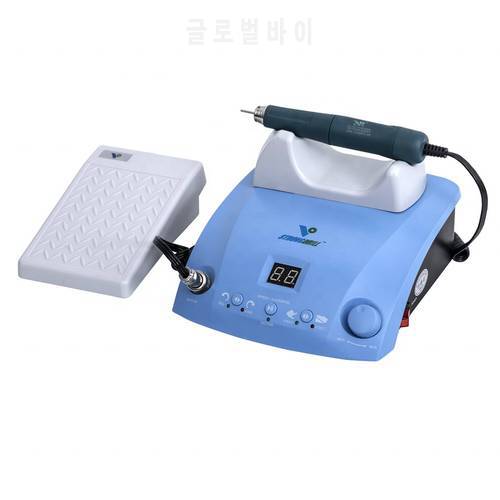 STRONG DRILL 50000rpm Dental Micro motor Double-lock handpiece brushless micromotor nail drill machine QZ60 with 107 handpiece