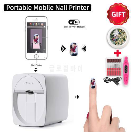 ORIGINAL 2022 best selling 1 year warranty mobile nail printer Portable Nail Printer Mobile Nail Art Machine for Home Nail Salon