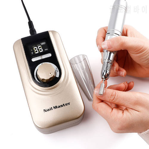 VIP 25W Multi-function Nail Drill Machine 35000RPM Rechargeable Portable Strong Polishing Electric Manicure Pedicure Cutter Set