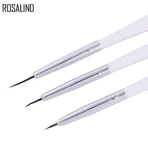 New 3pcs/set Nail Art Pencil Drawing Line Pen Nail Art Pen Brush Dotting Tools Nail Paint Striping Brush Manicure Tools TSLM1