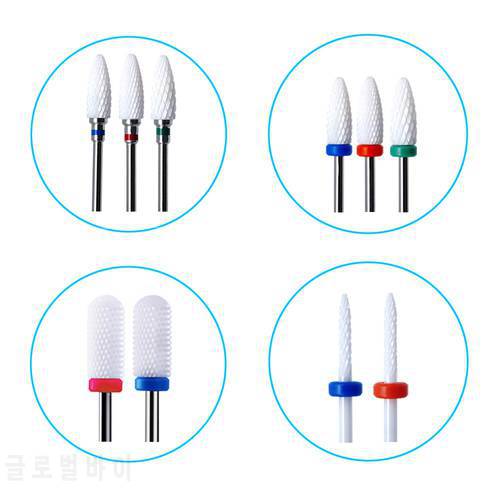 Ceramic Carbide Tungsten Nail Drill Bit For Electric Drill Manicure Accessory Milling Cutter Suitable For All Nail Drill Machine