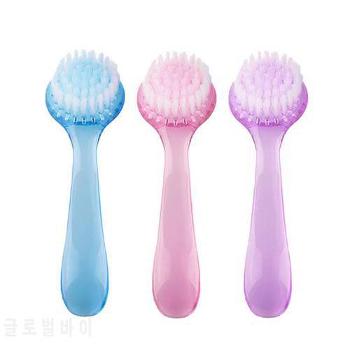 1PCS Nail Art Cleaning Brush Professional Cleaning Brush Dust Cleaner With Long Handle Manicure Pedicure Nails Brushes Tools