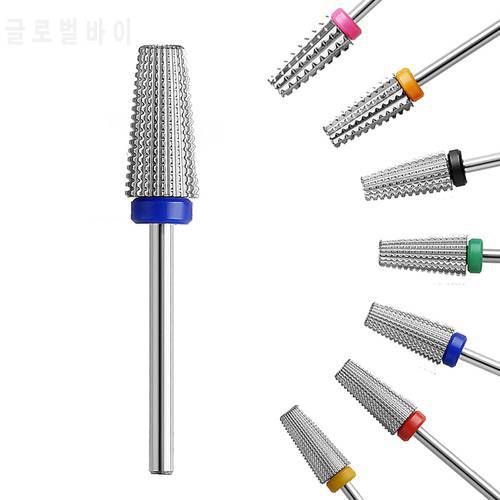5 IN 1 Tapered Carbide Nail Drill Bits With Cut 3/32