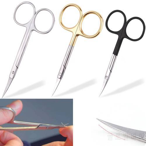 Manicure Scissors Cuticle Clipper Russian Pedicure Scissors Curved Tip Stainless Steel Cuticle Cut Nail Dead Skin Remover Clippe