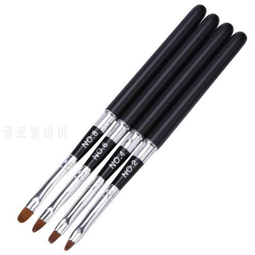 New 1 Pc Professional Nail Brush Manicure Gel Brush Acrylic Nail Art Painting Brush Round Head Phototherapy Pen Manicure Tools