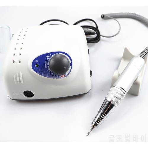 Strong 210 PRO Nail Drill 65W 35000 Machine Cutters for Manicure Electric Nail Drill Milling Manicure Machine Polish Nail File