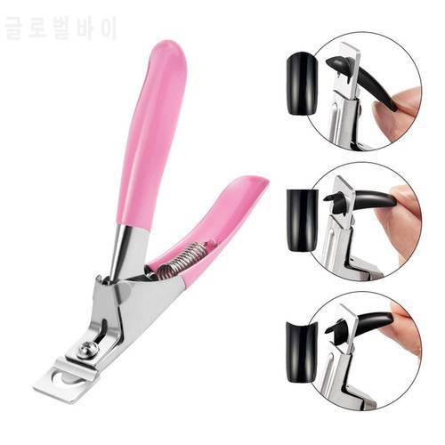 Professional Nail Clippers Straight Edge Acrylic Nail Tips Fake Nail Cutter Manicure Cutter Guillotine Cut False Nails