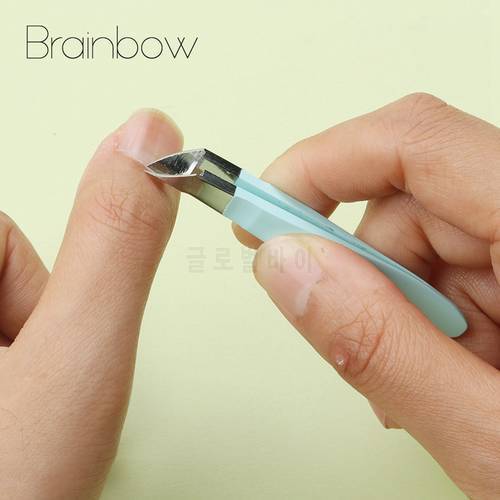 Brainbow Small Nail Cuticle Scissors Tweezers Mini Nail Clipper Cutter Trimmer for Finger &Toe Dead Skin Remove Pedicure Tools