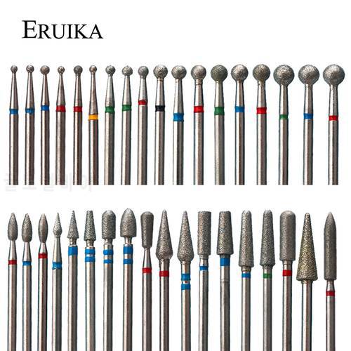 Diamond Nail Drill Rotary Bits Milling Cutter Electric Burr Machine For Manicure Cuticle Clean Tools Drill Bits Accessories