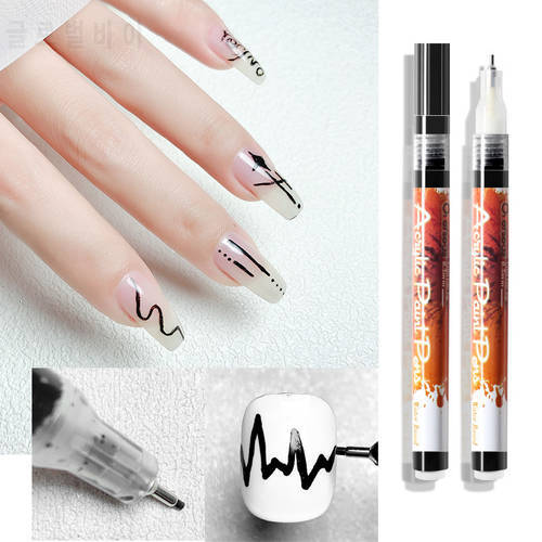 Graffiti Pen Drawing Painting Liner Brush DIY Flower Abstract Lines Details Nail Art Beauty Tool
