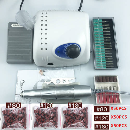 45000rpm GOLD/SILVER Handpiece STRONG 210 PRO 105 105L 65W Nail Drills Manicure Machine Pedicure Electric File Bits Tools