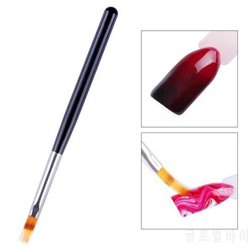 Hot Sale UV Gel Design Brush Nail Art Gradient Painting Pen Drawing Brush Black DIY Handle Manicure Tool Nail Art Brush Pen
