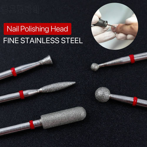 7pcs/Set Diamond Nail Drill Bit Tungsten Steel Alloy High Wear Resistance Rotery Electric Milling Cutters Nail Drill Accessories
