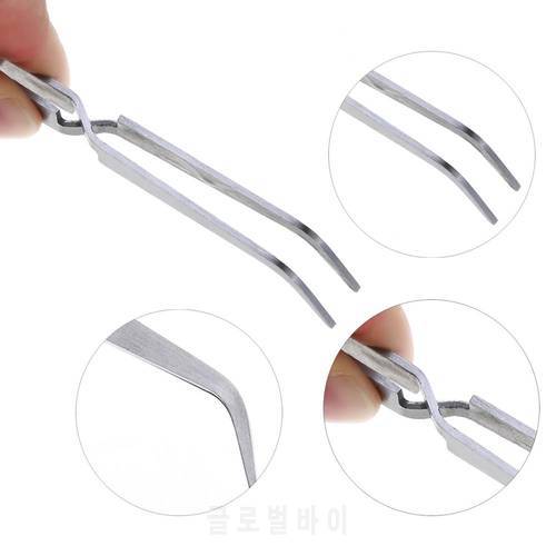 1Pc Multifunction Stainless Steel Nail Art Shaping Tweezers Cross Nail Clip UV Gel Manicure Tools Curve Nipper Nail Art Tool