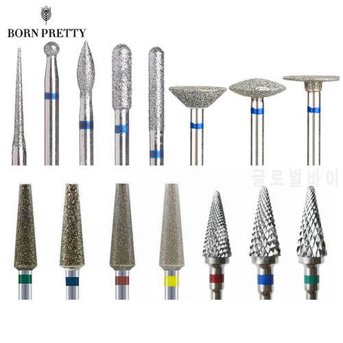 Tungsten Carbide Nail Drill Bit Rotate Burr Milling Nail Cutter Bits Electric Drill Machine For Manicure Pedicure Tools