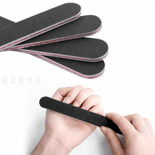 10pcs Sturdy and Durable Nail Files Double Sided Grit Emery Board Straight Professional Suitable for Toenails Acrylic Nails