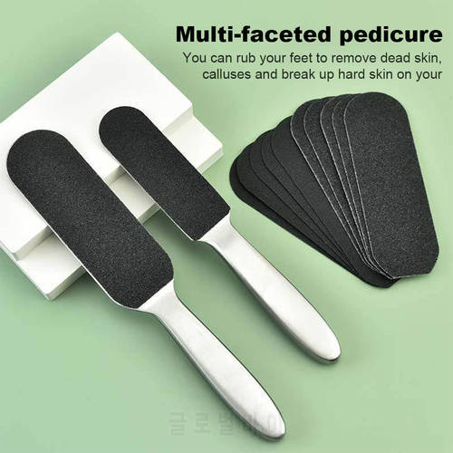 Professional Foot Care Pedicure Tools with Metal Handle Dead Skin Remover Nail Supplies For Professionals Nail Equipment