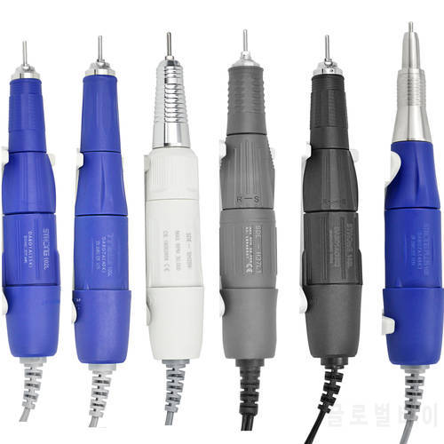 STRONG 210 plus 102L 105L handle 35K & 40K & 45K RPM Micromotor Polishing Handpiece Electric Nail Drill Manicure Machine
