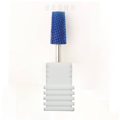 Blue Left and Right 5In1 Tungsten Carbide Nail Drill Bit Milling Eletric Manicure Machine Equipment Cuticle Clean Burr Dental