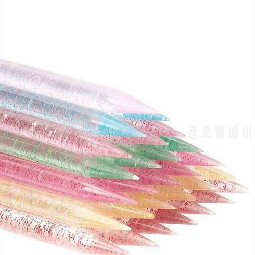 50Pcs 9.5X0.4CM Double Headed Nail Dotting Tool (Bead Gems Studs Picker&Cuticle Pusher) Profressional Pick Up Point Drill Tools%