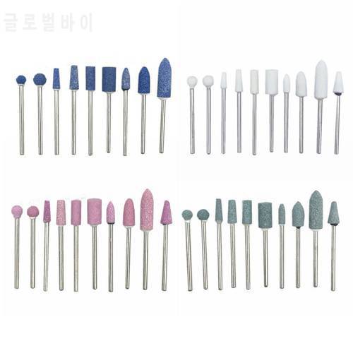 Ceramic Stone Nail Drill Bit Milling Cutter for Burr Cuticle Manicure Electric Nail Bits Accessory Skin Remove Rotary Burr Tools