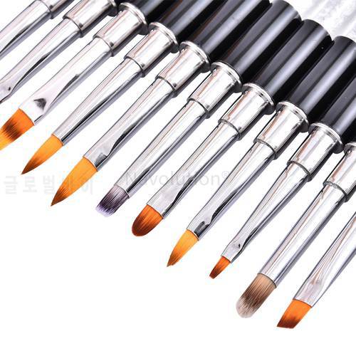 1 Pcs Nail Art Line Carving Drawing Pen Design Brush Set Crystal Diamond Rod Phototherapy UV Gel Painting Brushes Manicure Tool