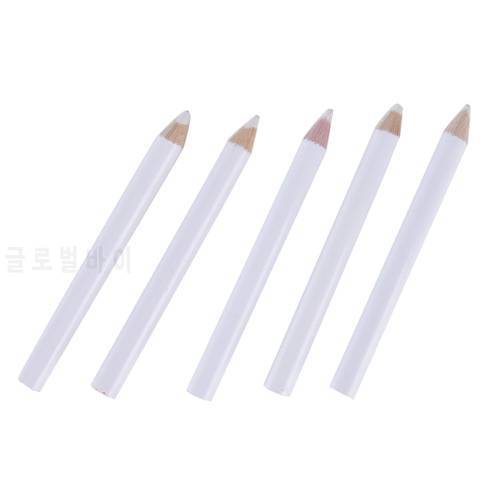 5 Pcs White Pencil DIY Suction Crystal Drill White Sticky Pencil Manicure Tools Beauty Nail Drill Pen Special Pen Suction Pen