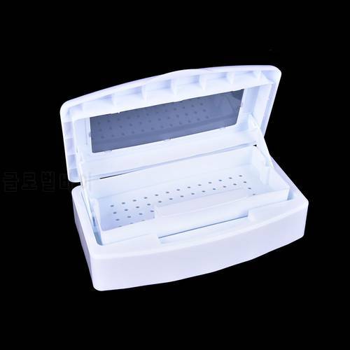 Alcohol Disinfection Sterilizer Tray Box Disinfector Manicure Implement Tool Salon Nail Metal Tools High Temperature Sterilizer