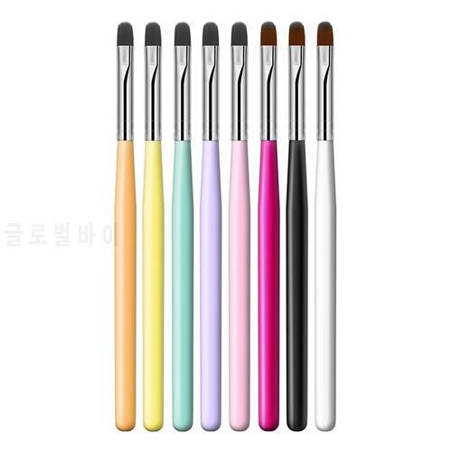 1PC Nails Art Brush Pattern Painting Acrylic UV Gel Extension Builder Coating Phototherapy Pen DIY Manicure Accessories Tool