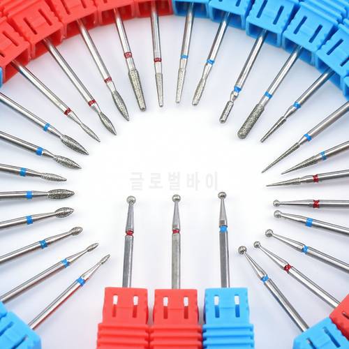 1 Pc Diamond Ceramic Nail Drill Milling Cutter for Manicure Rotary Bits Cuticle Clean Accessories Nail Files Art Tools