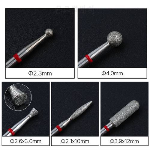Cuticle Clean Carbide Nail Drill Bit Diamond Rotary Burrs Electric Nail File For Manicure Pedicure Tools