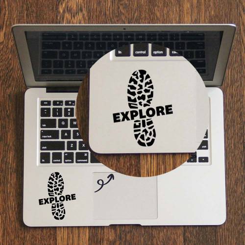 Explore Footprint Laptop Trackpad Sticker for Macbook Decal Pro Air Retina 11 12 13 14 15 inch HP Mac Book Touchpad Skin Sticker