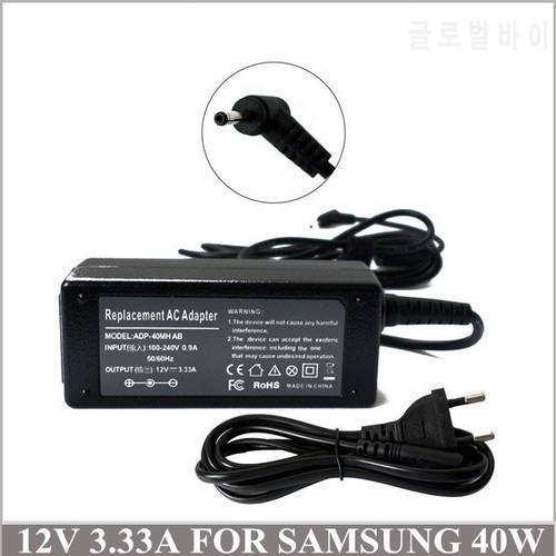 12V3.33A 40W Laptop Adapter Battery Charger For Ordenadores Portatiles Samsung ATIV Smart PC XE500T1C-A01NL ATIV Smart PC 500T