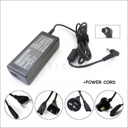 Laptop AC Adapter Battery Charger 65W For Ordinateur Portable Sony Vaio 19.5V 3.3A Notebook PC Power Supply Cord + Cable New