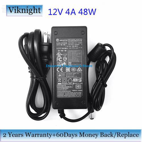 Genuine 12V 4A 48W AC Adapter Charger For HOIOTO SINGLE LAMP LCD DISPLAY 15 17 19 Inch LCD MONITOR Power Supply Adapters