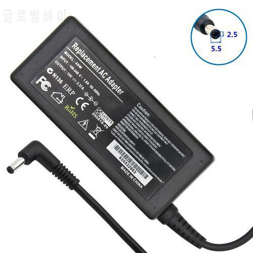 laptop AC power adapter charger 19V 2.37A 45W for Toshiba Portege T210 T210D T230 T230D Z30 Z30T Z830 Z835 Z930 Ultra Book Z935