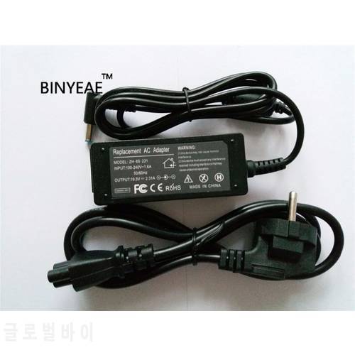 19.5V 2.31A 45W AC/DC Power Adapter Charger W/ Power Cord for HP 740015-001 741727-001 740015-003 740015-002 741727-001
