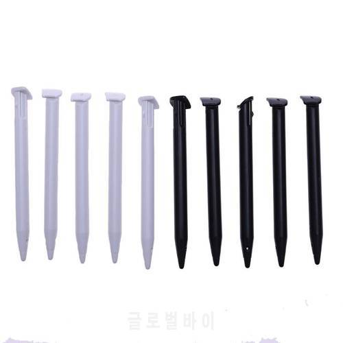 5pcs/lot Plastic Stylus Pen Game Console Touch Screen Pen Black/White for NS Nintendo 2DS XL / LL Game Controller Accessories