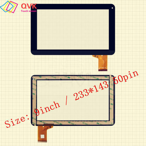 Black touch screen 9 Inch for SUPRA M929 3G Capacitive touch screen panel repair replacement spare parts free shipping