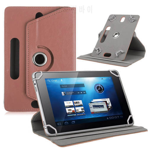 case cover for DENVER TAQ-10382K/TIQ-10393/TAQ-10383K/TAQ-10283/TAQ-10252 10.1 Inch Tablet Rotating PU Leather Case