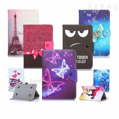 Universal Print PU Leather Case cover For Samsung Galaxy Tab3 7.0 Lite T110 T111 T113 T116 SM-T110 7 inch Tablet Case Free Pen